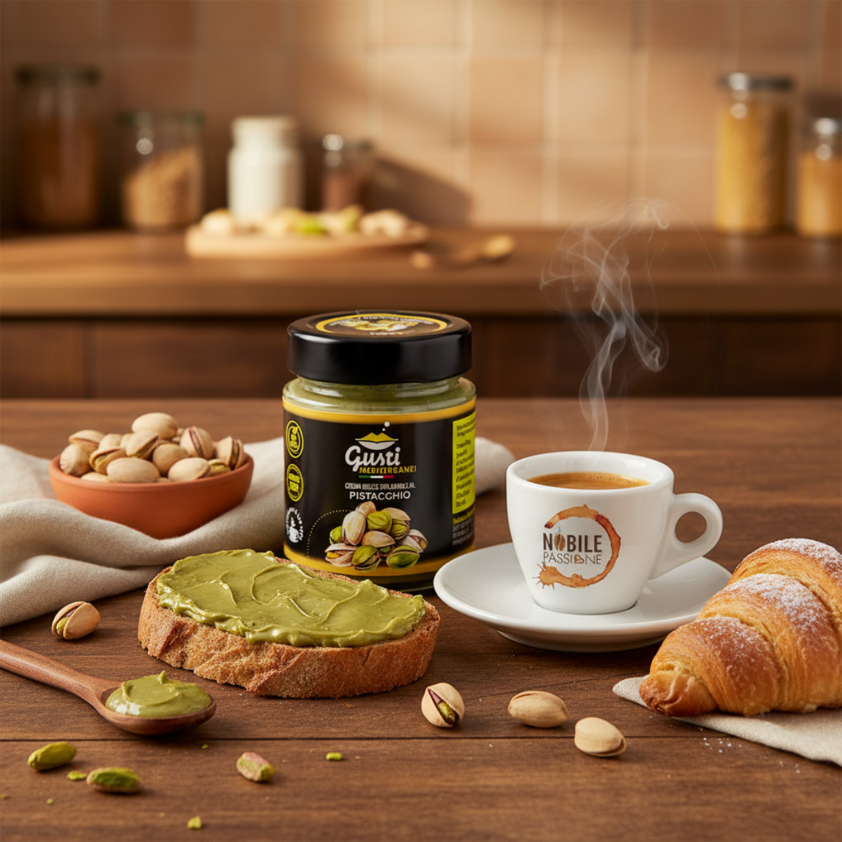 Crema Pistacchio - Vapore solo dalla tazzina