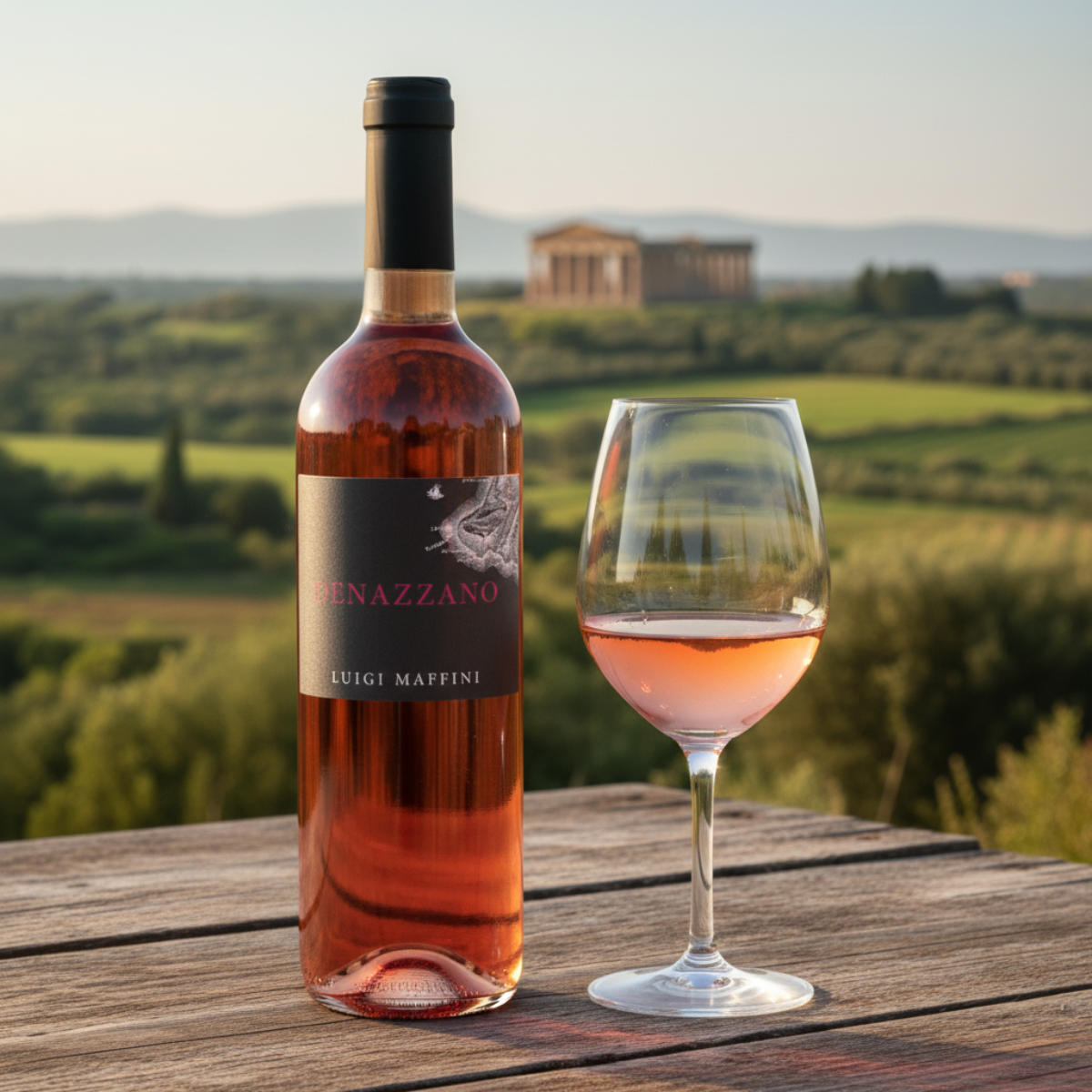 Dennazzano Rosato — bottiglia reale