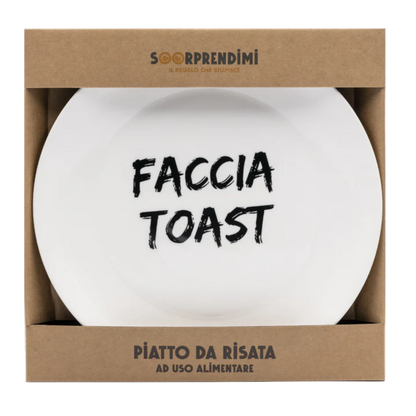 Piatto in ceramica "Faccia Toast" Soorprendimi