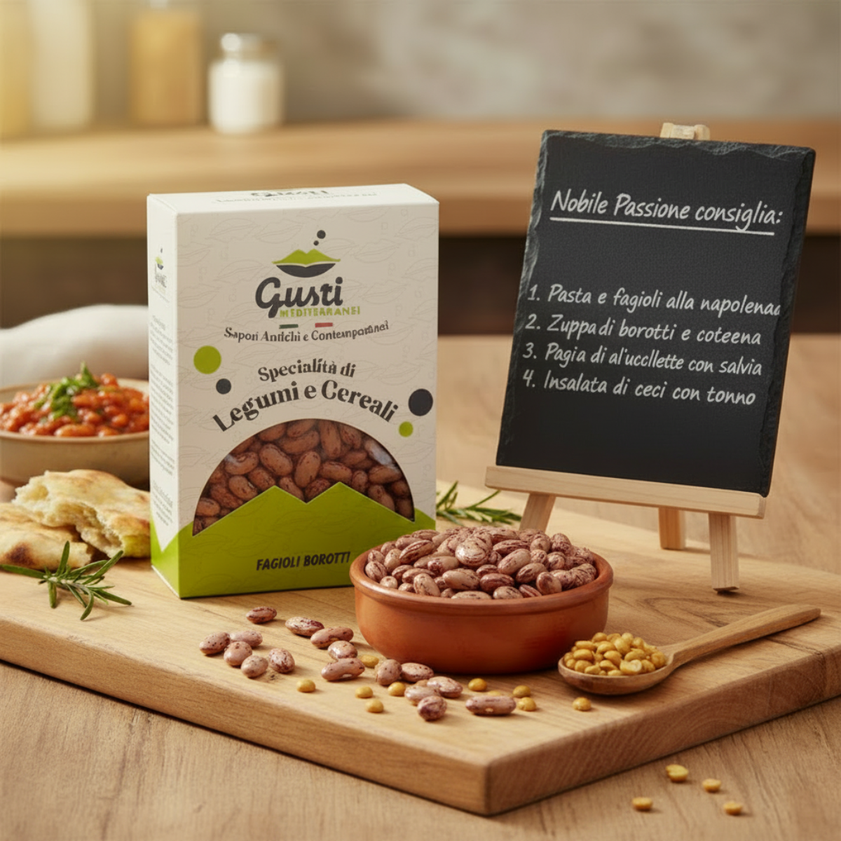 Fagioli Borlotti — Frame Snack Board