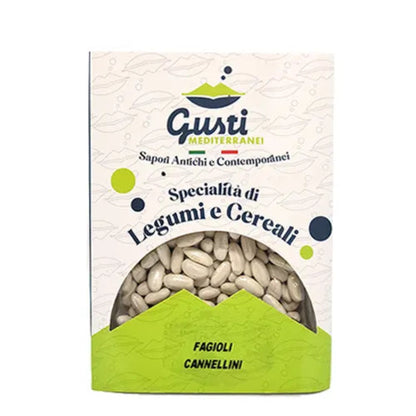 Fagioli Cannellini vaschetta 500 GR Gusti Mediterranei