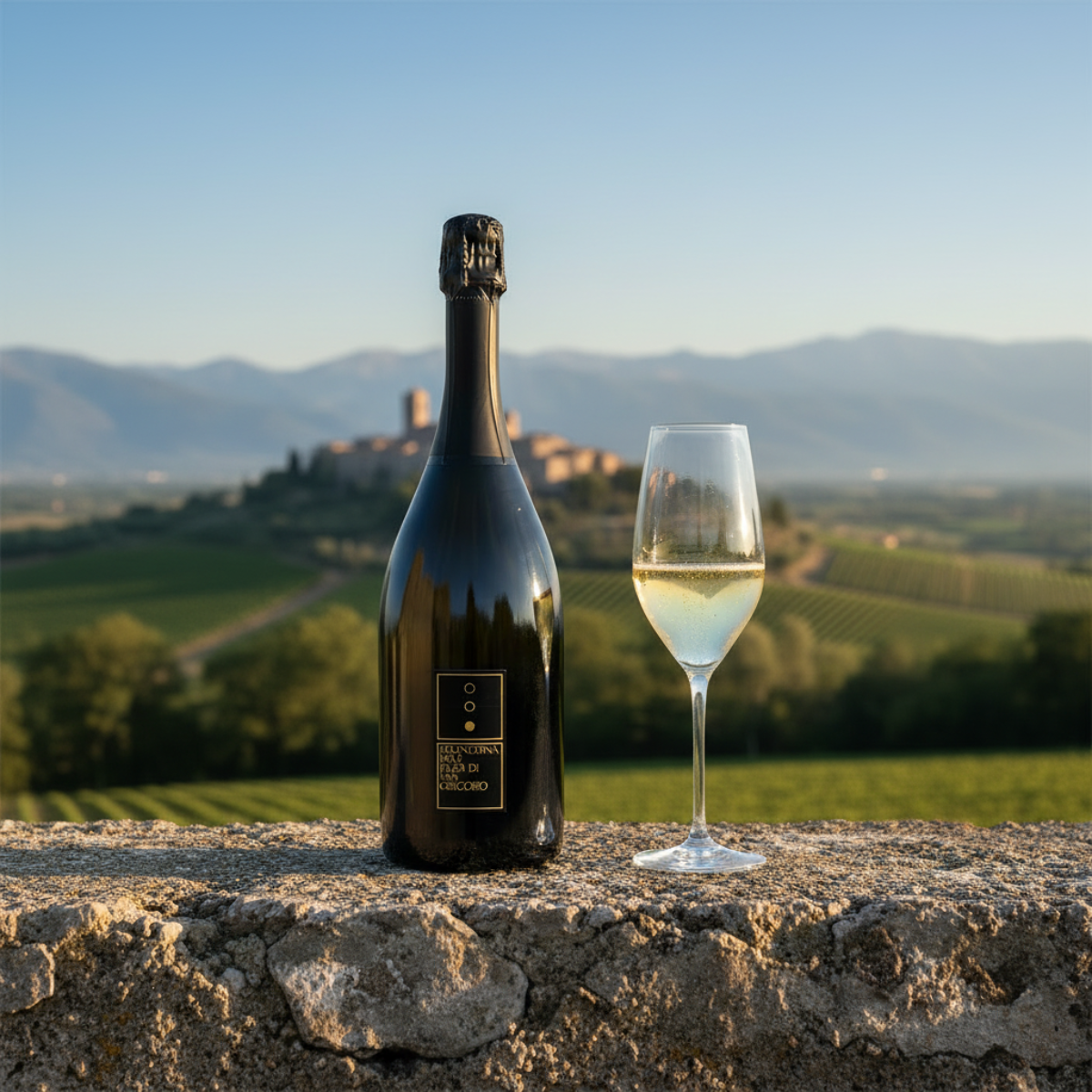 Falanghina Brut Feudi di San Gregorio — Sfondo Irpinia