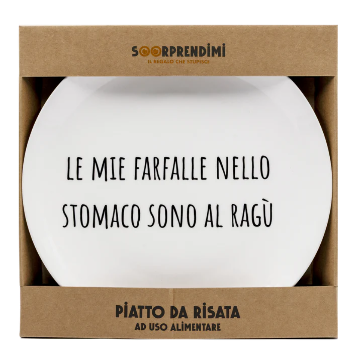 Piatto in ceramica "Farfalle" Soorprendimi