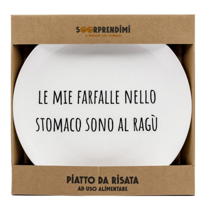 Piatto in ceramica "Farfalle" Soorprendimi