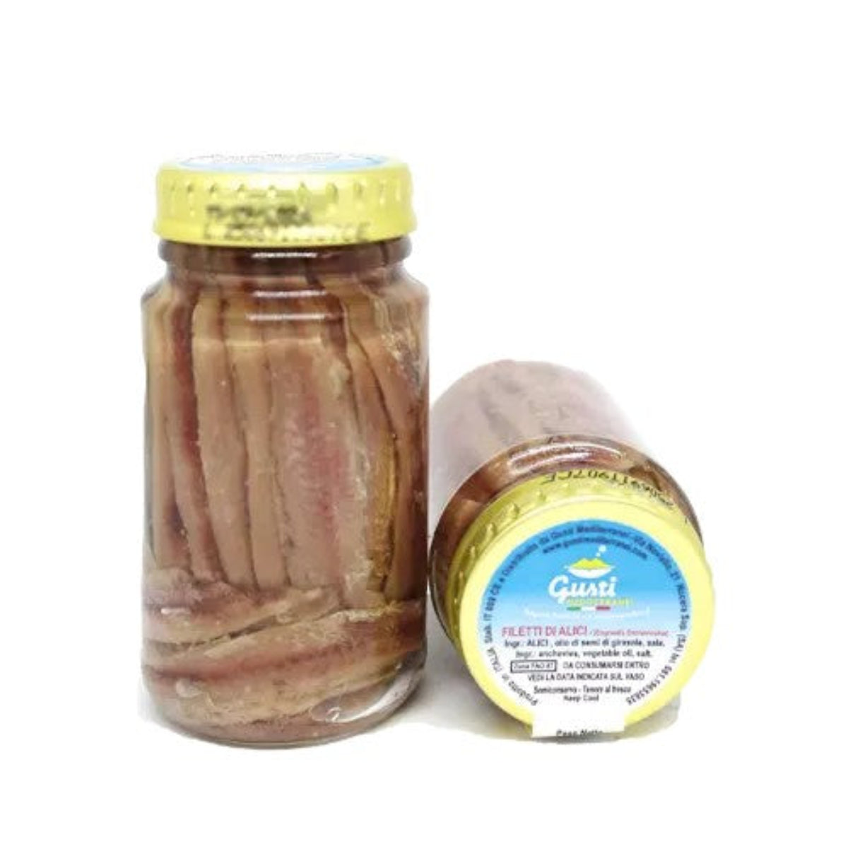 Filetti di alici in olio 80 ML / 140 ML Gusti Mediterranei