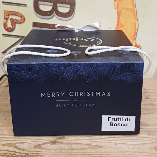 Panettone artigianale Cioccolato Bianco e Frutti di Bosco 1kg