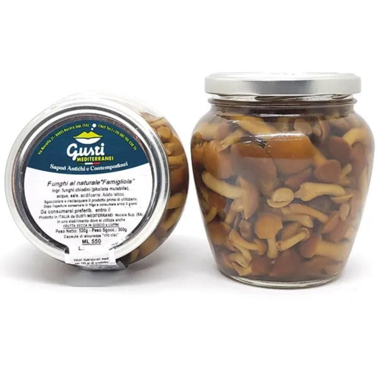 Funghi al naturale Famigliola 550 ML Gusti Mediterranei