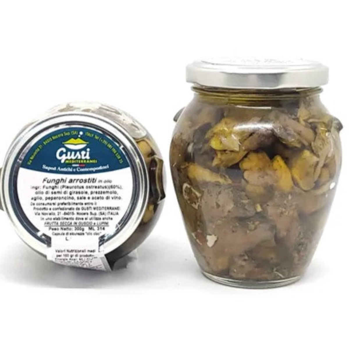 Funghi arrostiti 314 ML - 550 ML Gusti Mediterranei