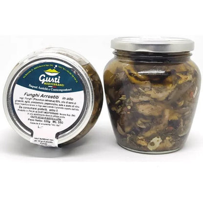 Funghi arrostiti 314 ML - 550 ML Gusti Mediterranei