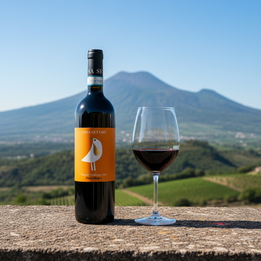 Fuocoallegro Vesuvio Piedirosso DOC - Bottiglia + Calice