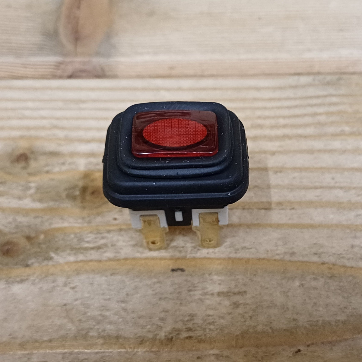 Interruttore bipolare colore Rosso per macchine da caffè a cialde 44mm Frog Revolution