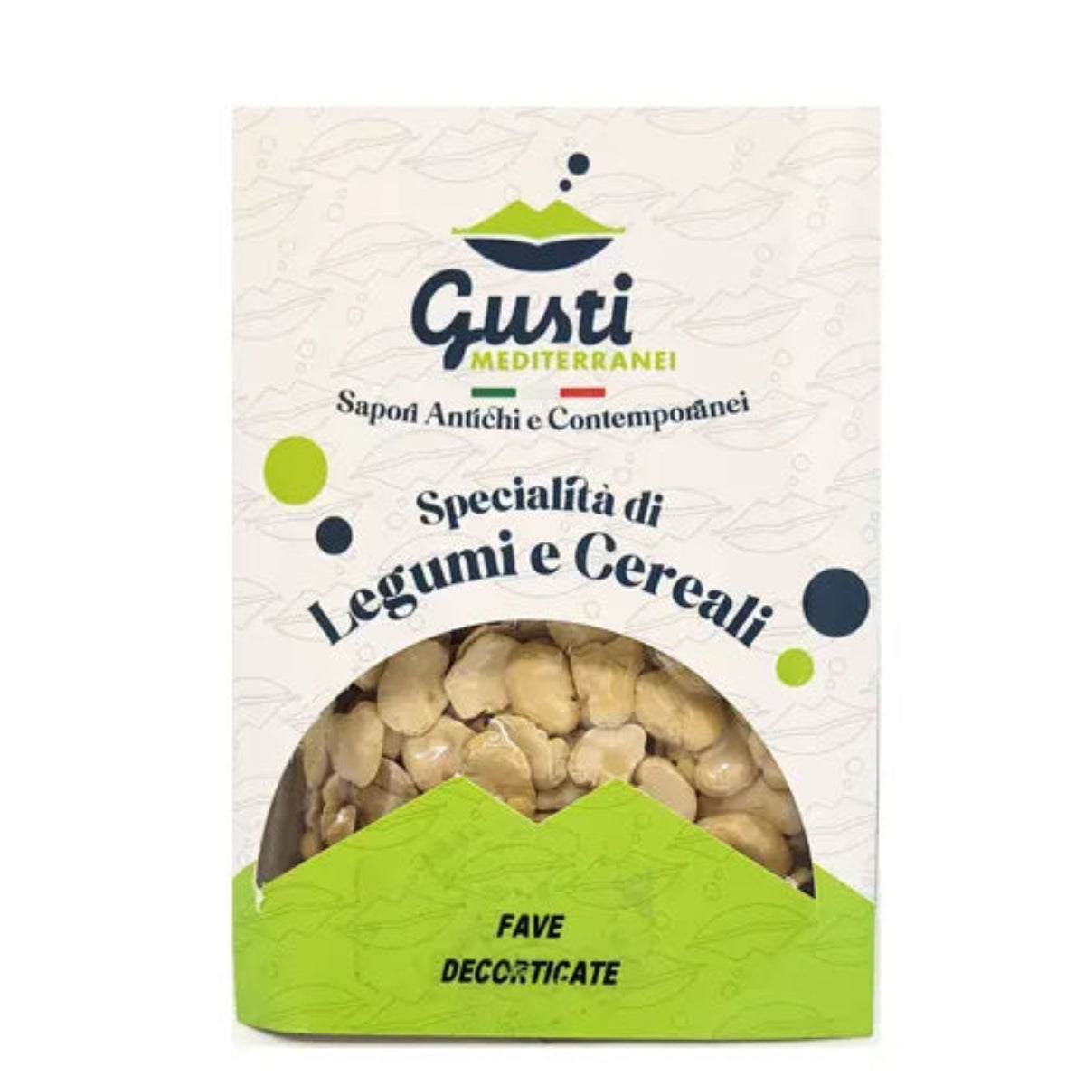 Fave Essiccate Decorticate vaschetta 400 GR Gusti Mediterranei