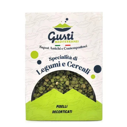 Piselli Decorticati vaschetta 500 GR Gusti Mediterranei