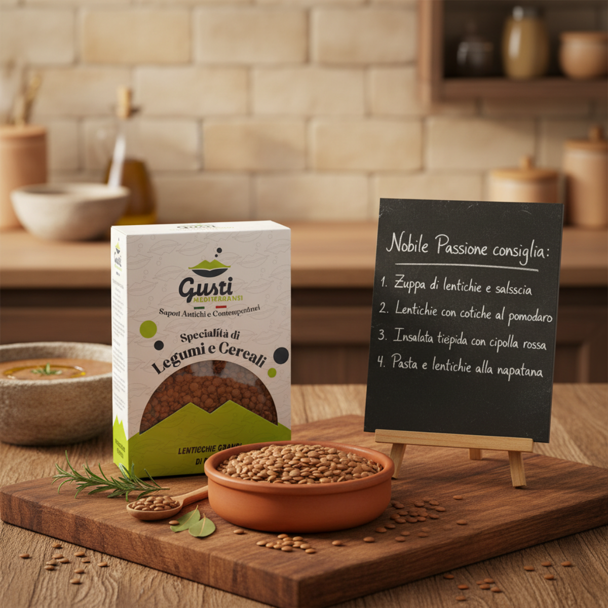 Lenticchie Grandi di Puglia — Frame Snack Board