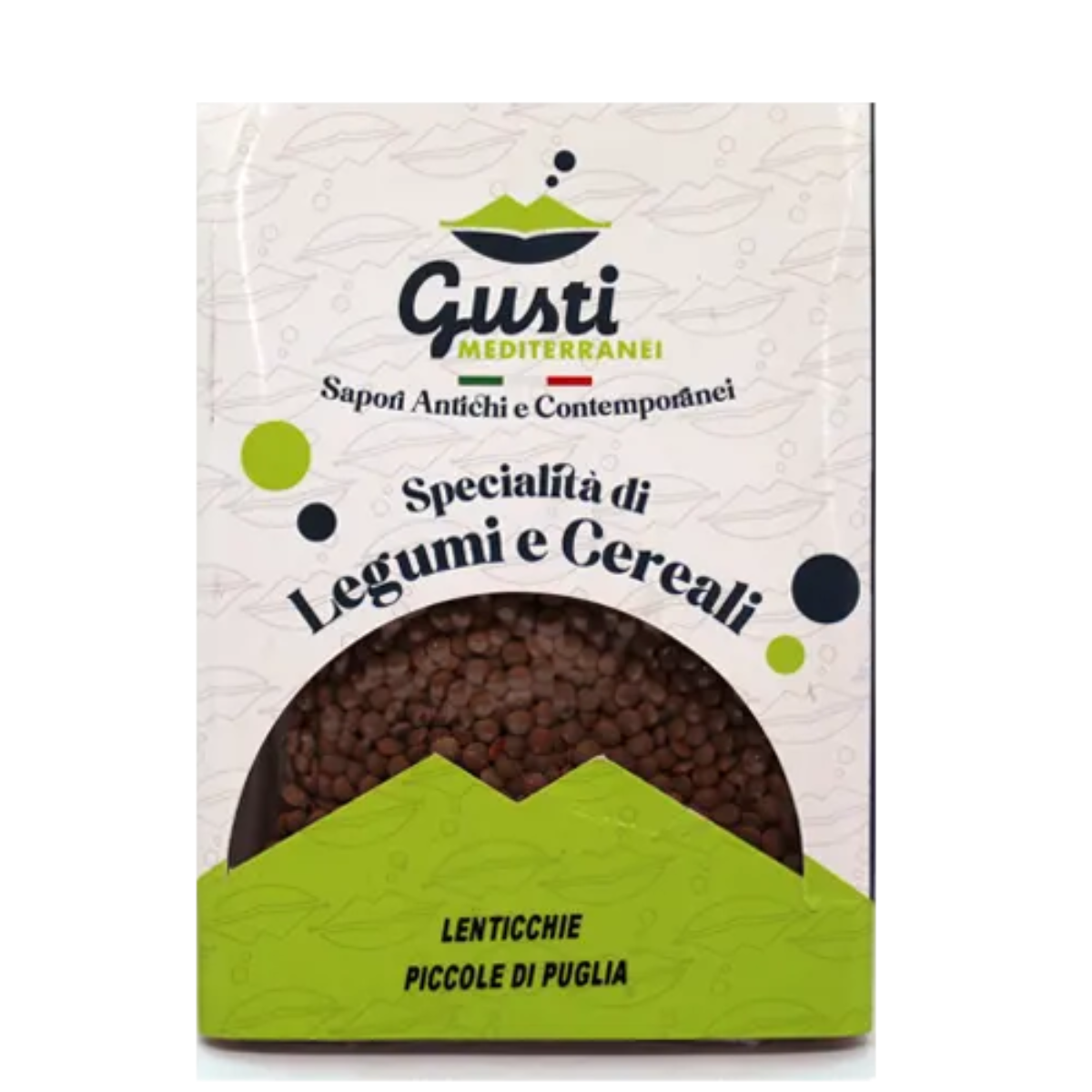 Lenticchie Piccole di Puglia vaschetta 500 GR Gusti Mediterranei