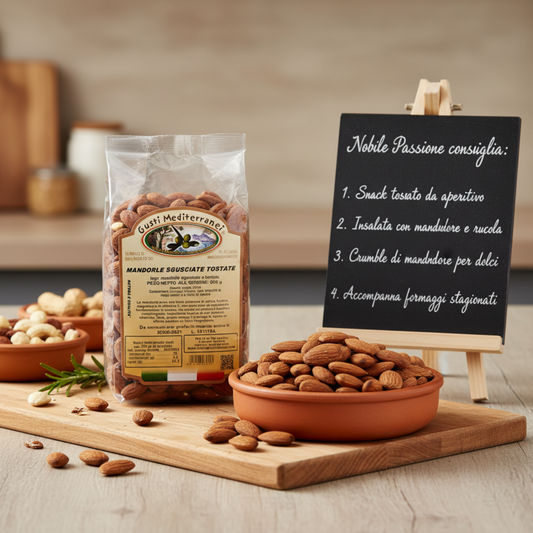 Mandorle Sgusciate Tostate NON Pelate — Frame Snack Board