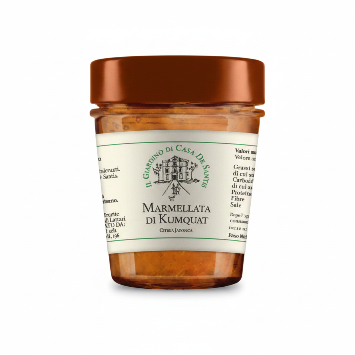 Marmellata di Kumquat - sfondo bianco