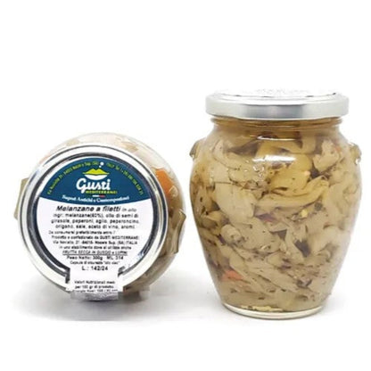 Filetti di melanzane 314 ML - 550 ML Gusti Mediterranei