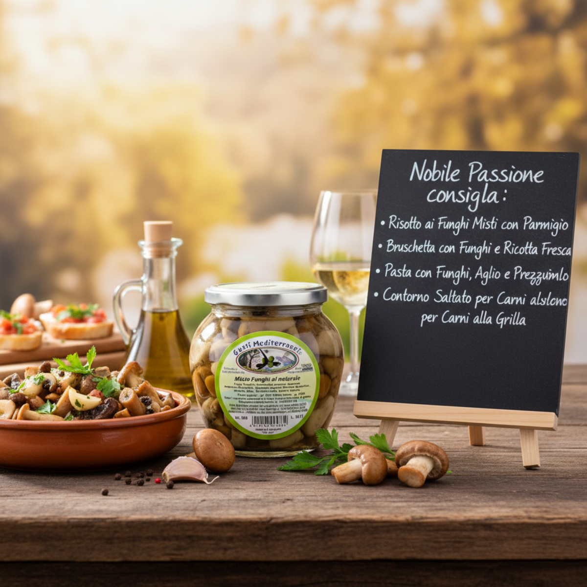 Misto Funghi al Naturale — Frame Editoriale