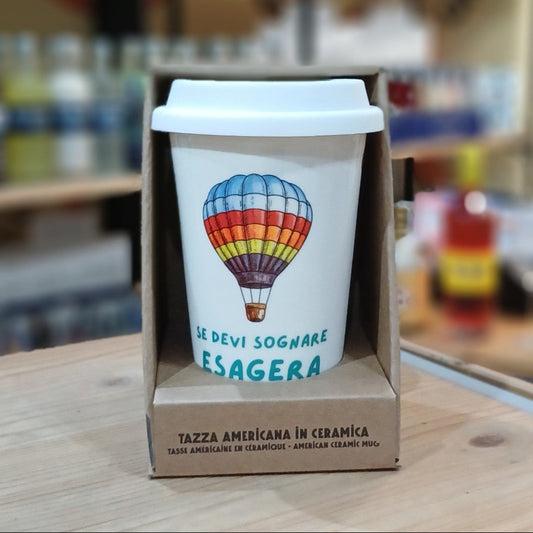 Tazza in ceramica "Mongolfiera"