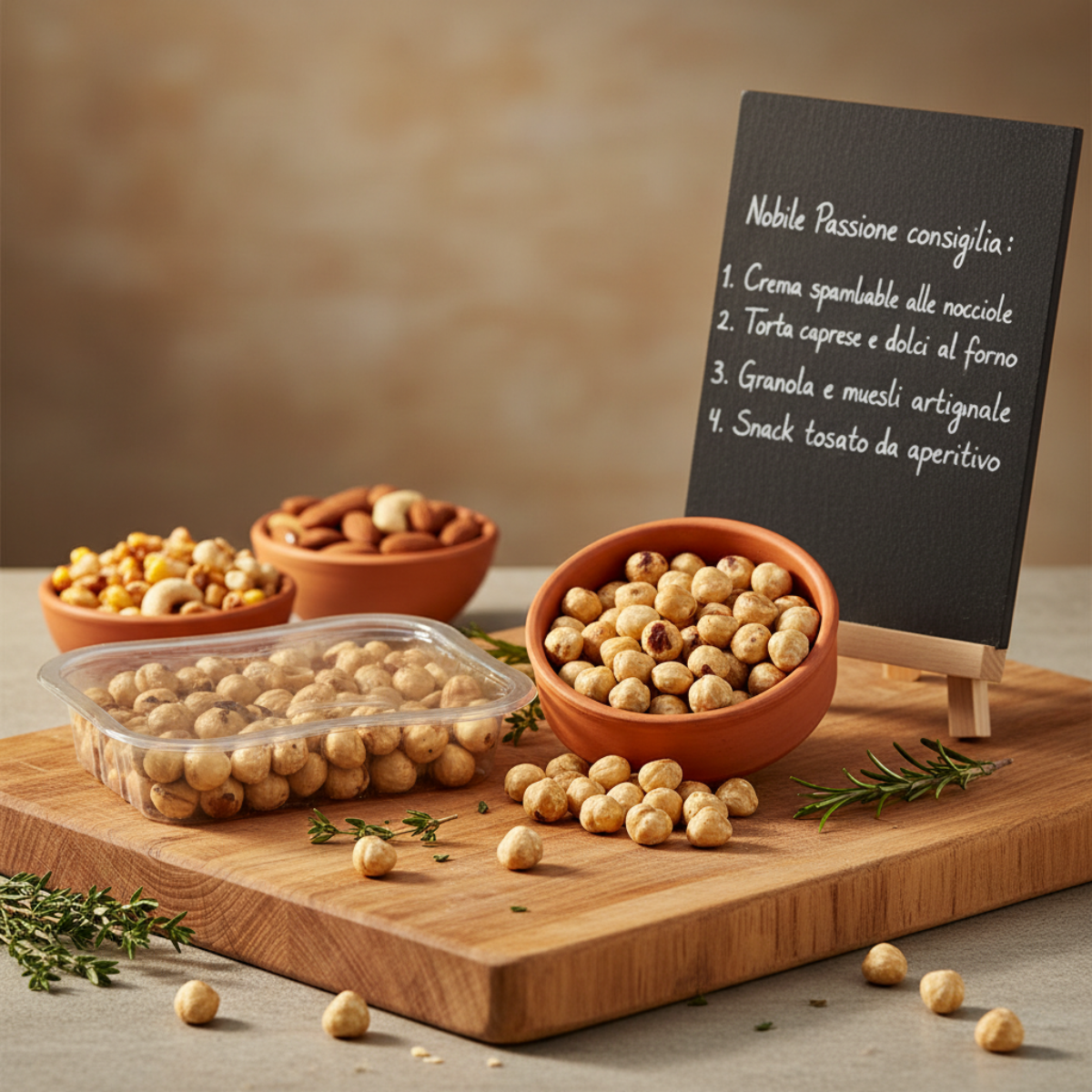 Nocciole Tostate Sgusciate — Frame Snack Board
