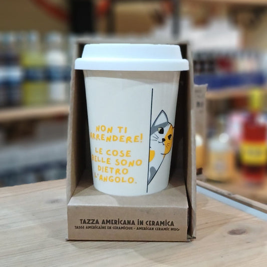 Tazza in ceramica "Non ti arrendere"