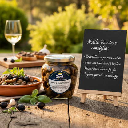 Olive e Funghi — Frame Editoriale
