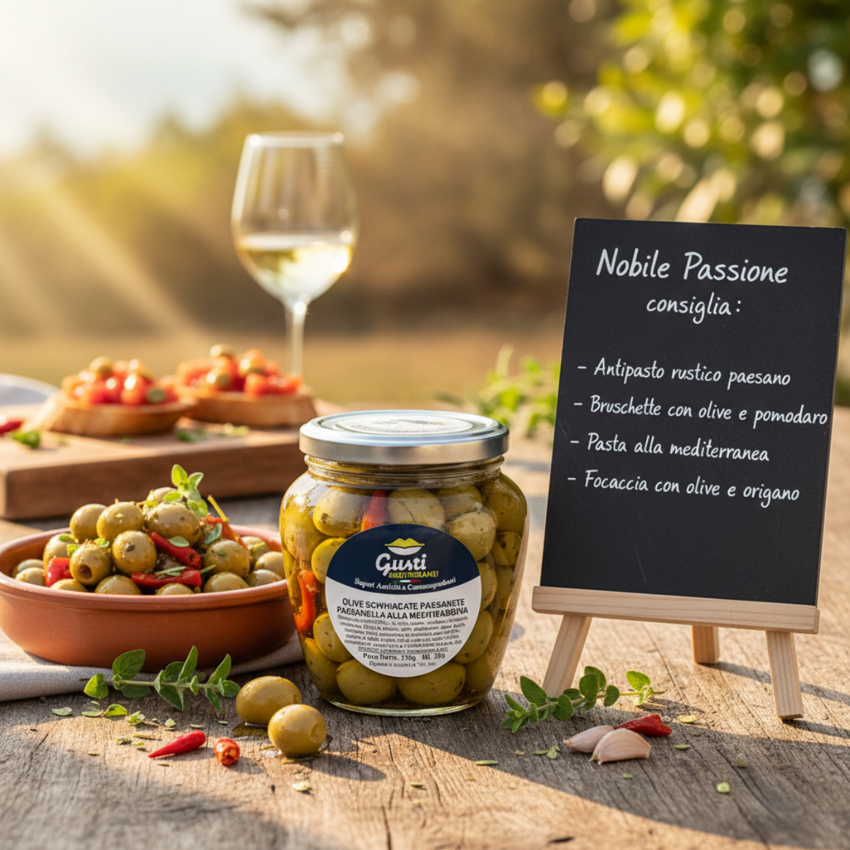 Olive Schiacciate Paesanella — Frame Editoriale