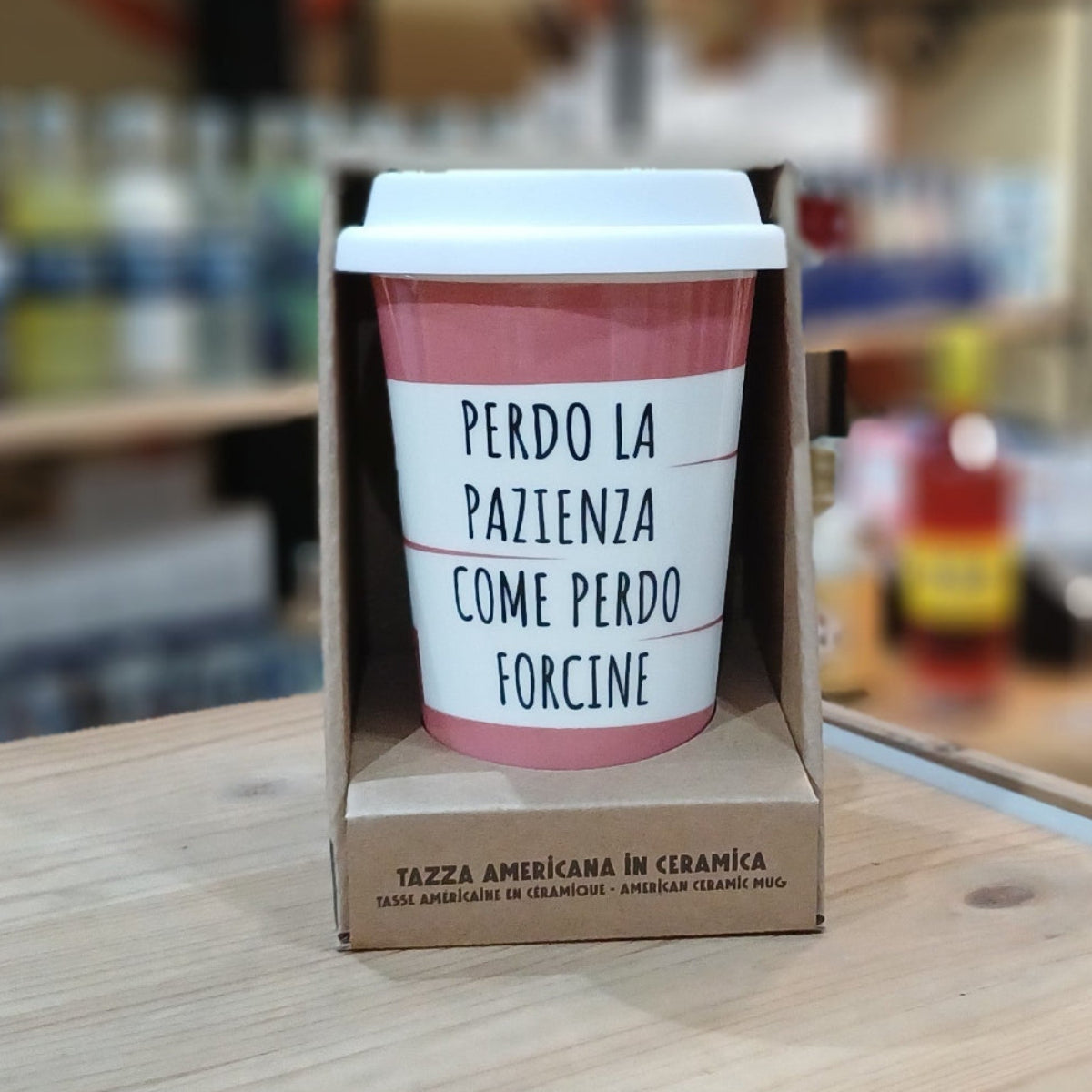 Tazza in ceramica "Pazienza" Soorprendimi