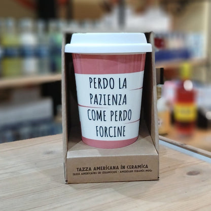 Tazza in ceramica "Pazienza" Soorprendimi