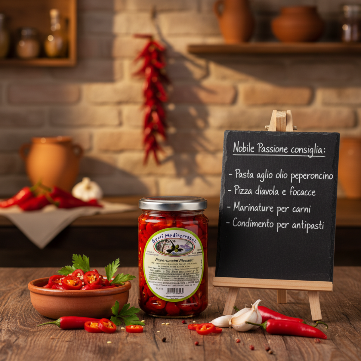 Peperoncini Piccanti Tagliati — Frame Cucina