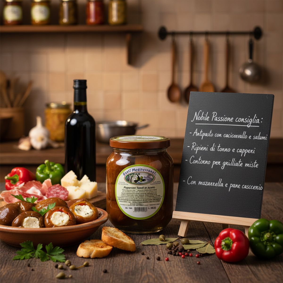 Peperoni Tondi in Aceto — Frame Editoriale