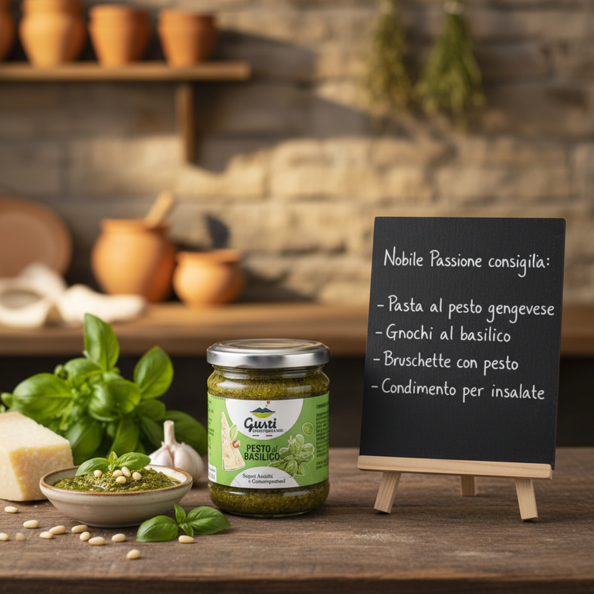 Pesto al Basilico 212ml — Frame Cucina