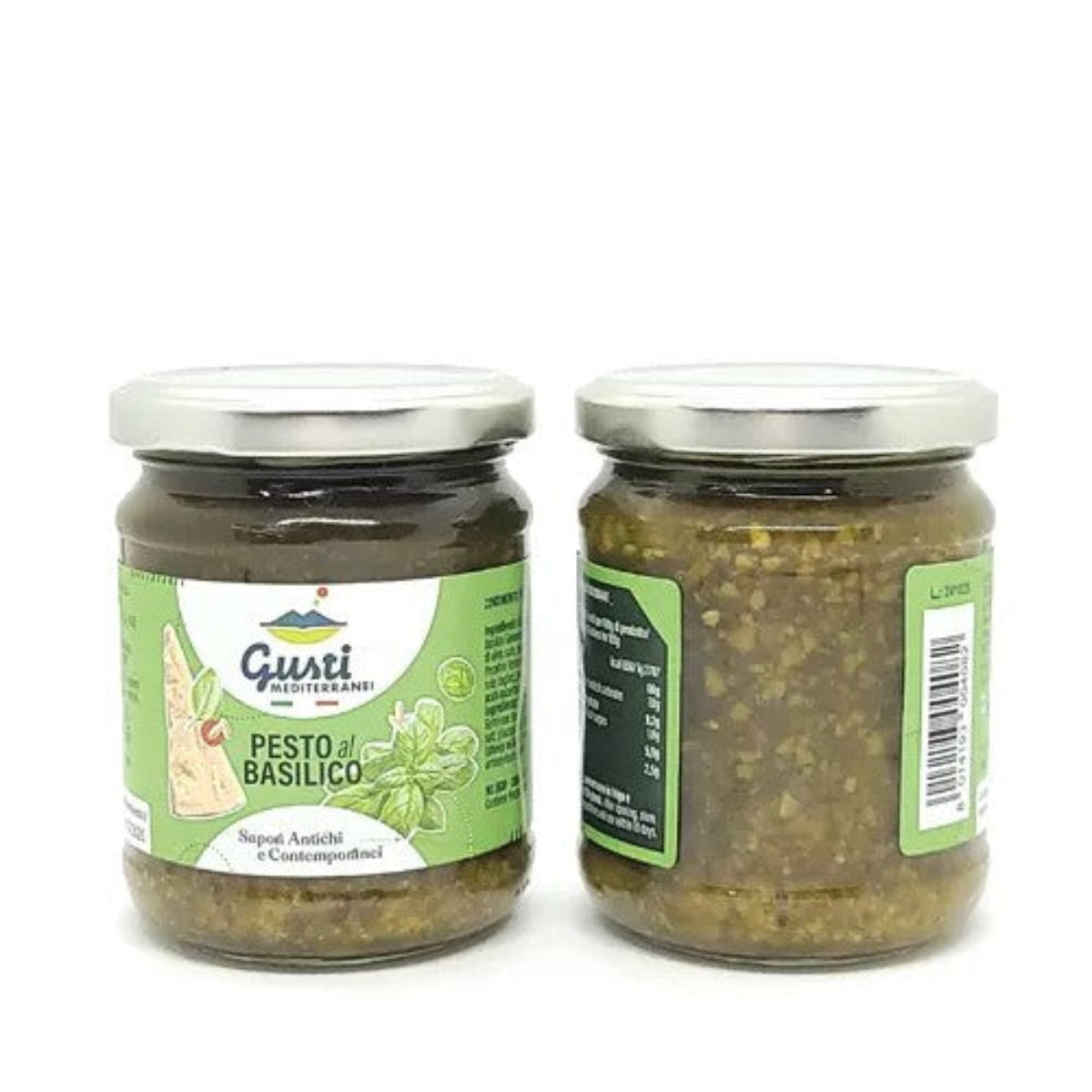Pesto al basilico Genovese D.O.P. 106 ML - 212 ML Gusti Mediterranei