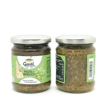 Pesto al basilico Genovese D.O.P. 106 ML - 212 ML Gusti Mediterranei