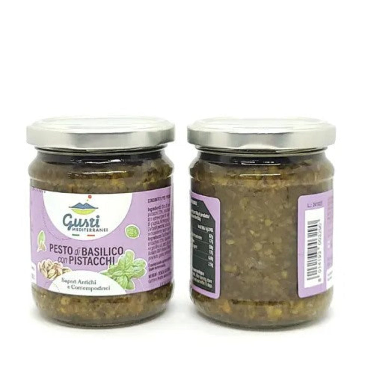 Pesto al basilico con pistacchi 212 ML Gusti Mediterranei