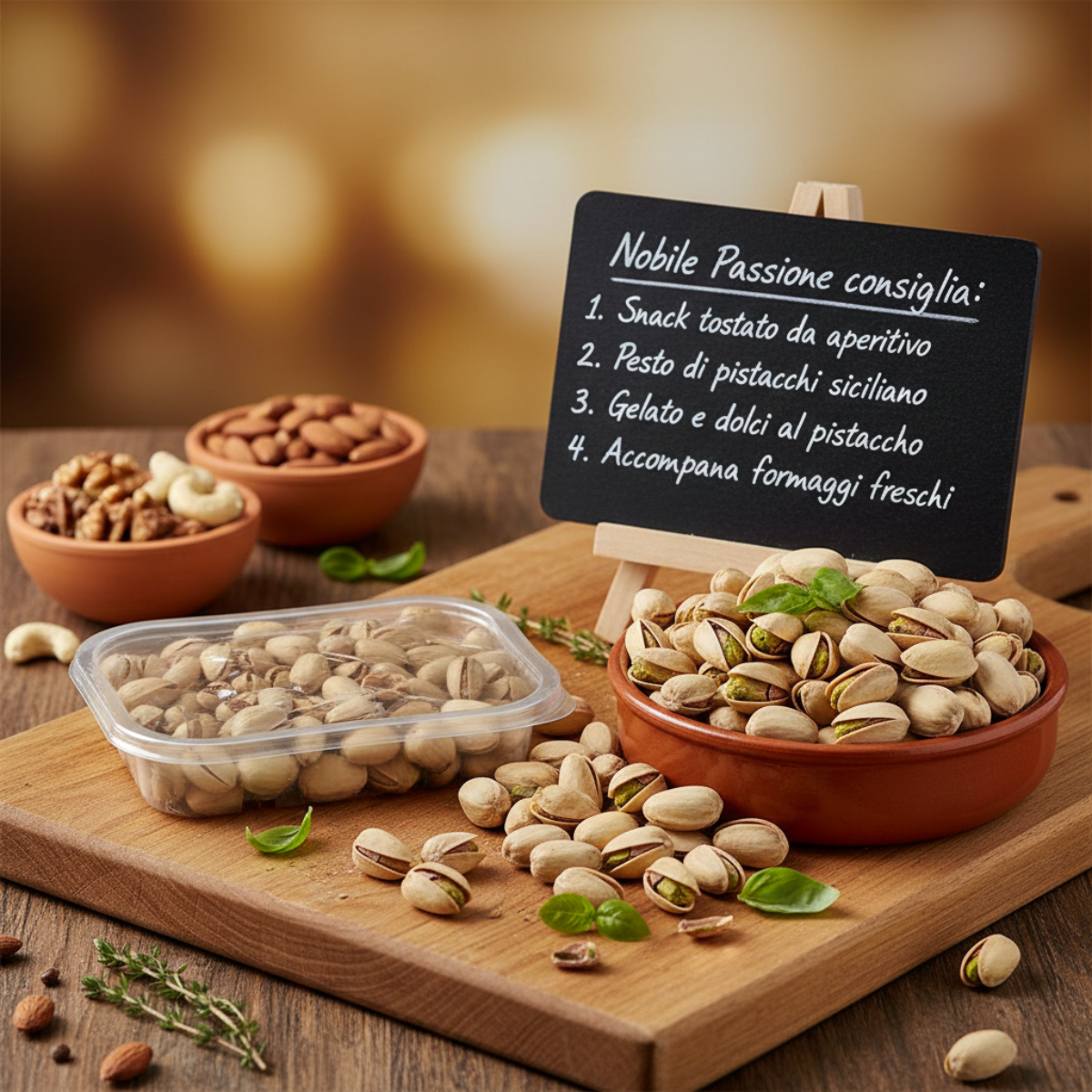 Pistacchi Tostati Grandi — Frame Snack Board