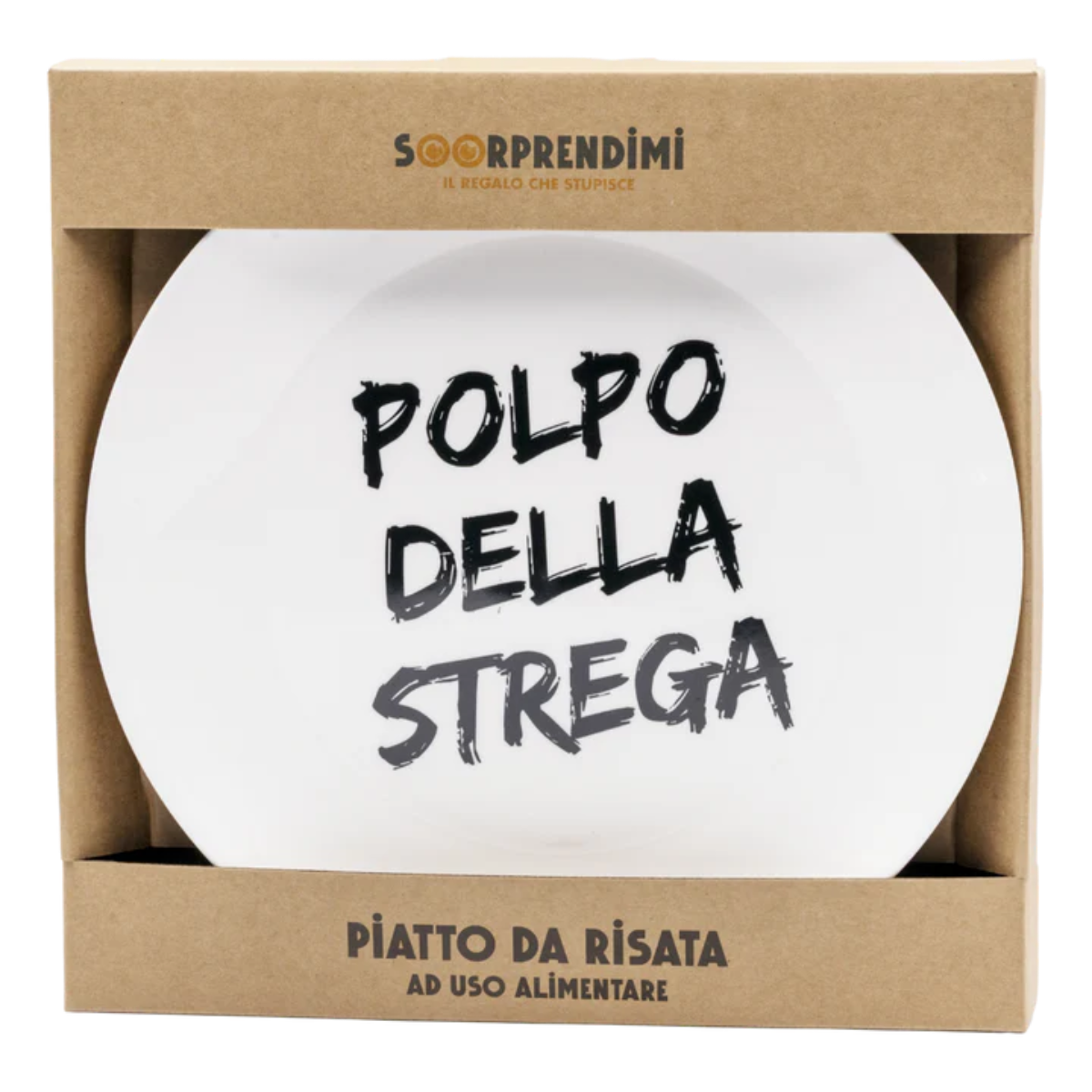 Piatto in ceramica "Polpo della Strega" Soorprendimi