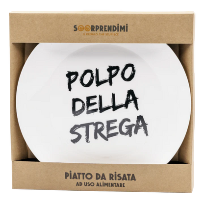 Piatto in ceramica "Polpo della Strega" Soorprendimi