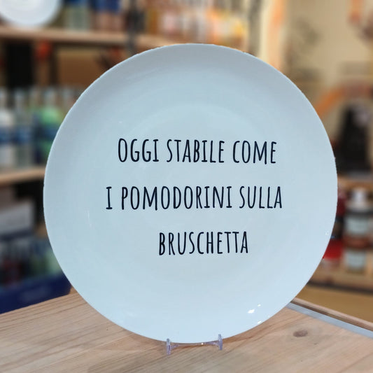 Piatto in ceramica "Pomodorini"