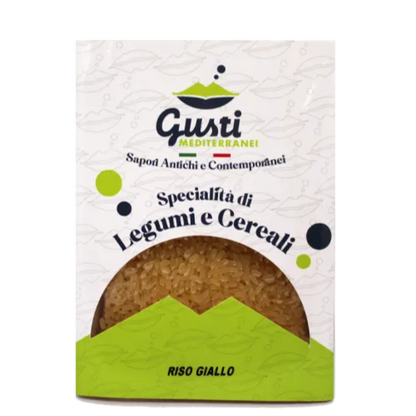 Riso Giallo Parboiled vaschetta 500 GR Gusti Mediterranei