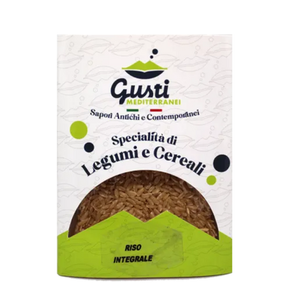 Riso Ribe Integrale vaschetta 500 GR Gusti Mediterranei