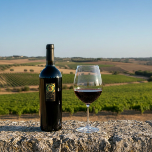 Rubrato Aglianico – Inquadratura lontana stile Primitivo