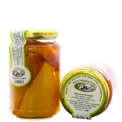 Peperoni arrostiti alla brace al naturale 370 ML Gusti Mediterranei