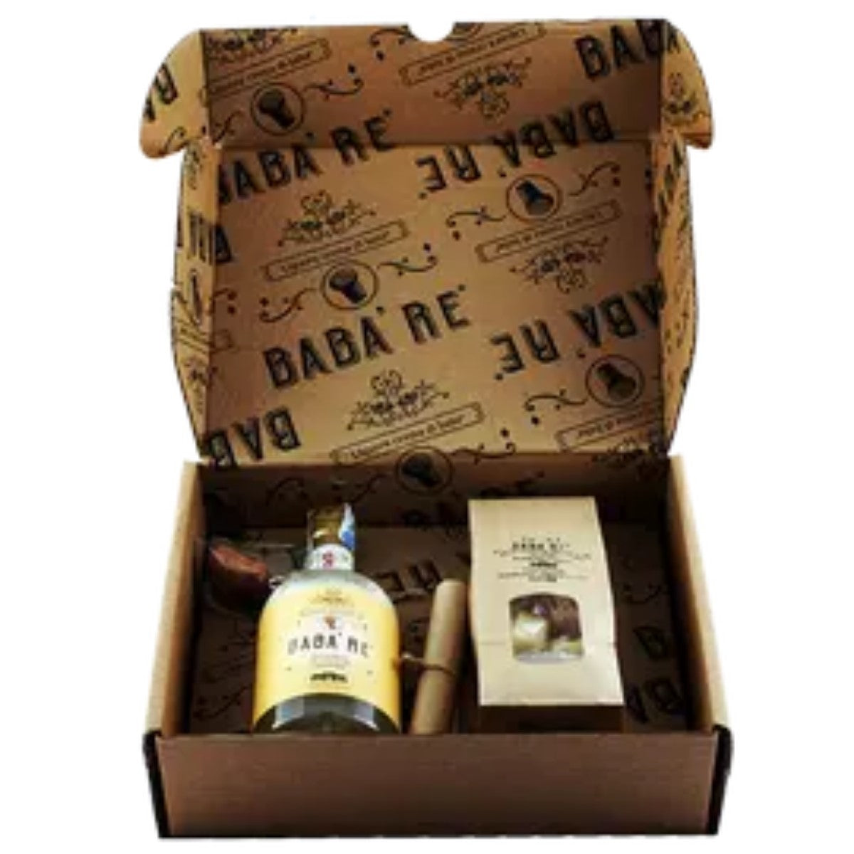 Box Babà Re 50cl + Cioccolatini ripieni gusto Babà Re Terre Pompeiane