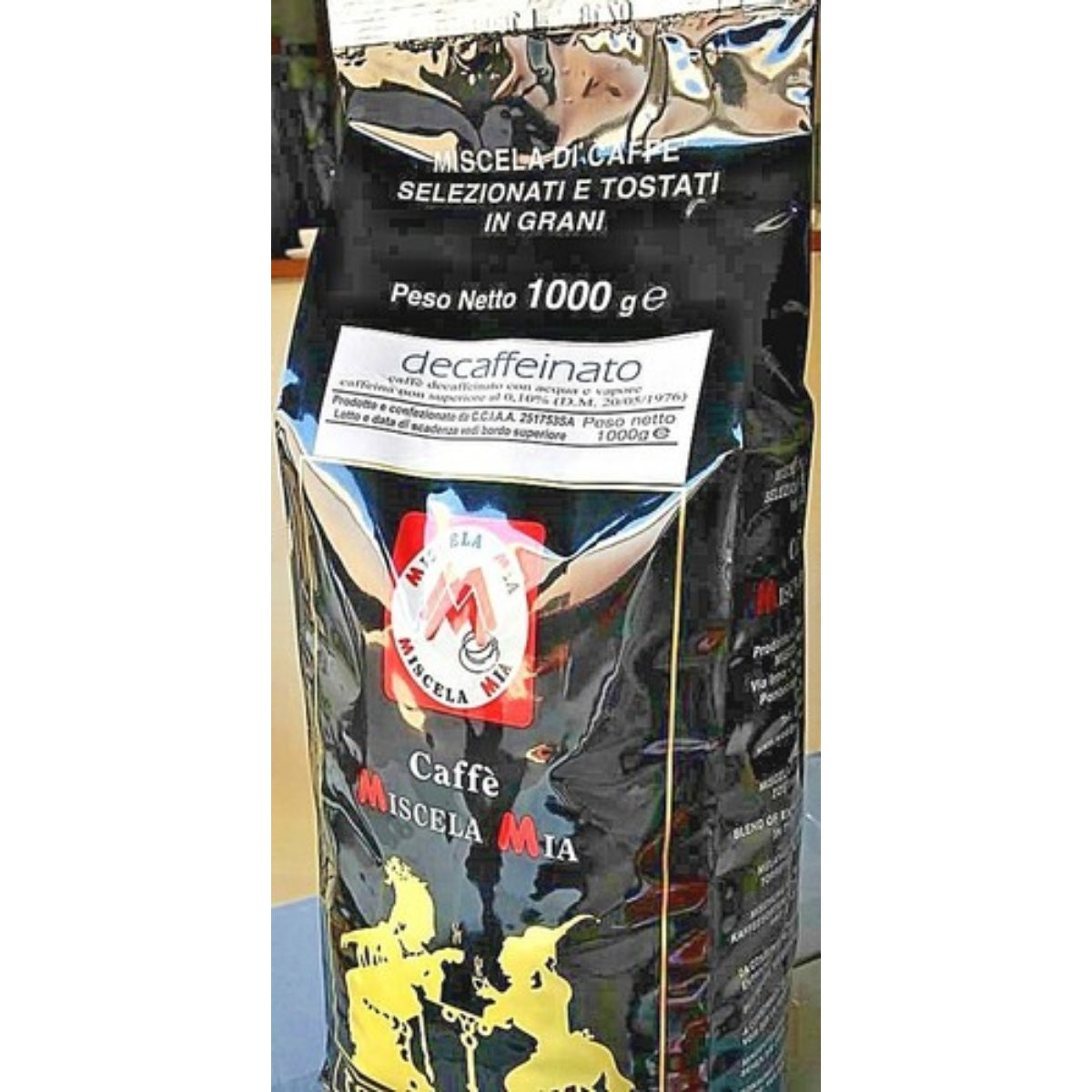 Grani tostato a legna Miscela Decaffeinato 1kg