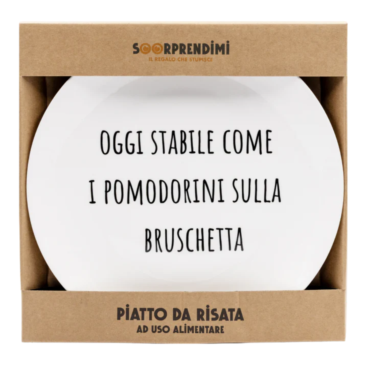 Piatto in ceramica "Pomodorini" Soorprendimi