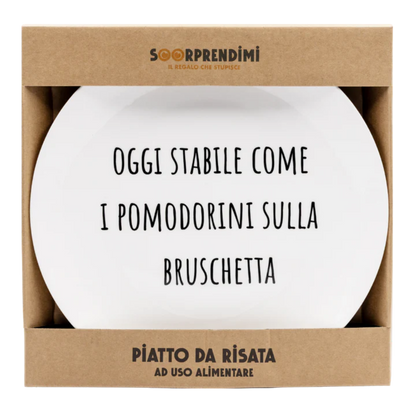 Piatto in ceramica "Pomodorini" Soorprendimi