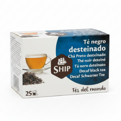 Tè Nero Deteinato Ship - 3/4 sfondo bianco