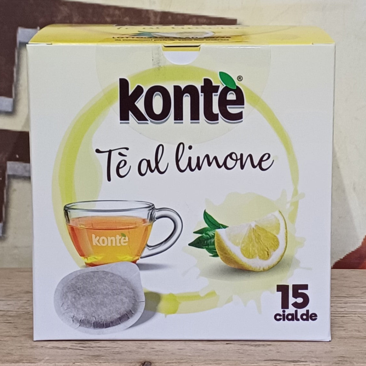 Cialde Tè al limone infuso in foglie Kontè
